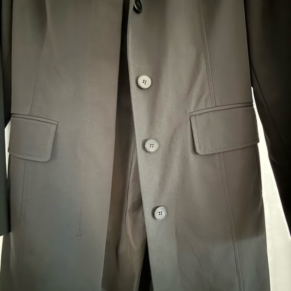 Ann Taylor Elegant Black Women's Coat Sz 4 - Picture 3 of 7